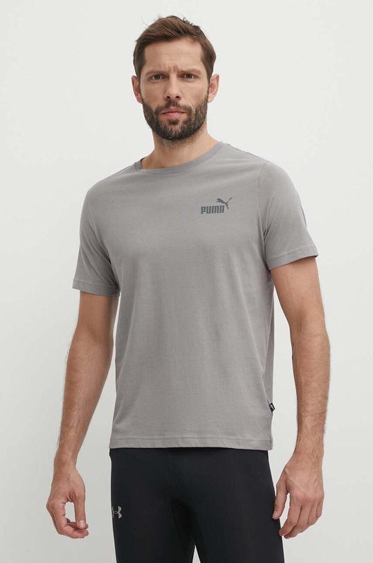 Puma t-shirt regular szary 586669