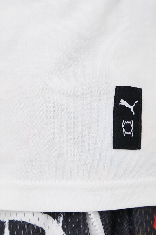 Puma tricou din bumbac 538569 alb