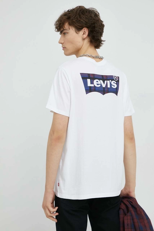 Odzież Levi's t-shirt bawełniany 22491.1191 biały