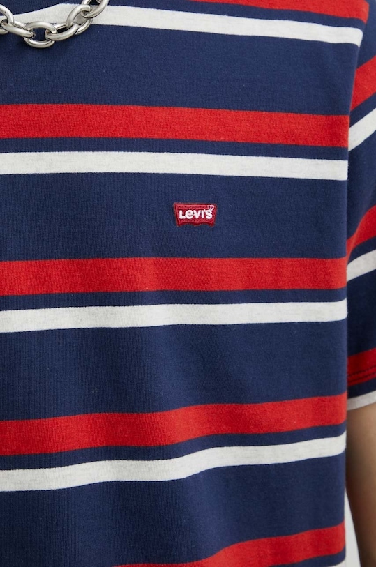 Levi's t-shirt bawełniany 56605.0147 granatowy