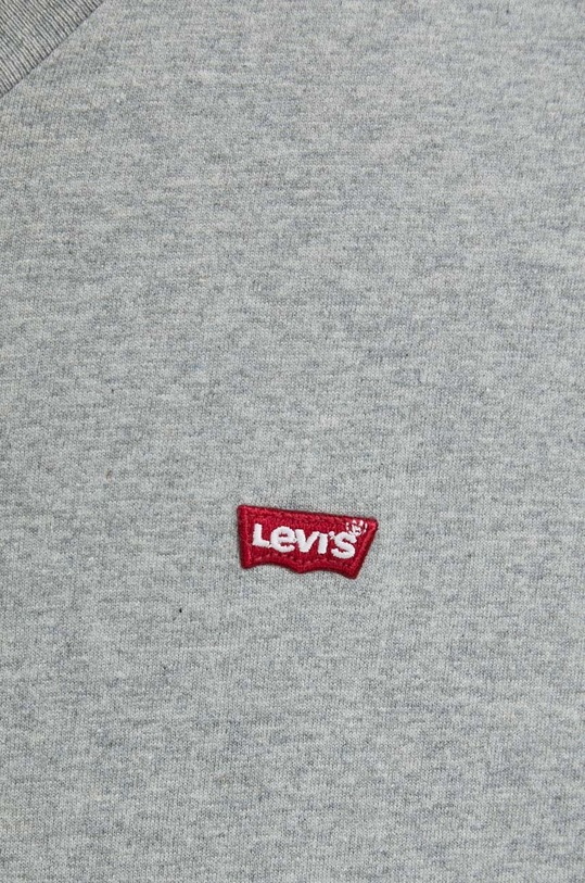 Bombažna kratka majica Levi's 85641.0023 siva