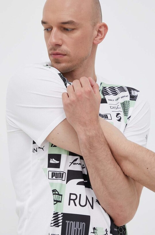 Бігова футболка Puma Run Favorite білий 523393