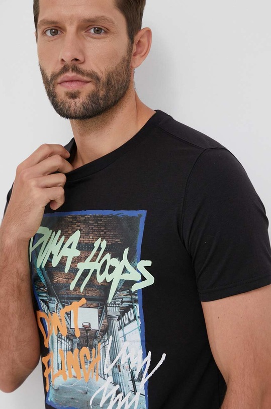 Tréningové tričko Puma Greatness potlač čierna 539248.