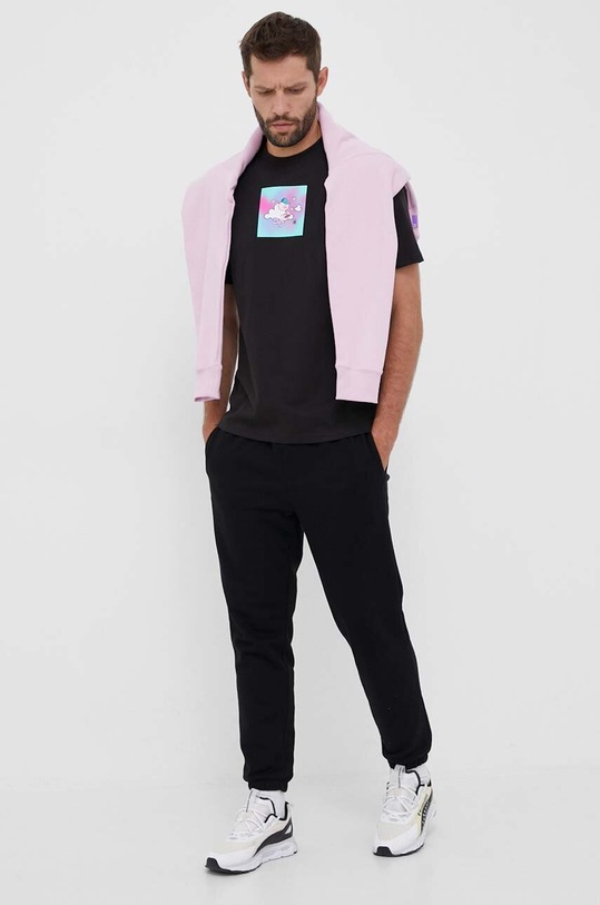 Puma tricou din bumbac X 8ENJAMIN 539820 negru SS23