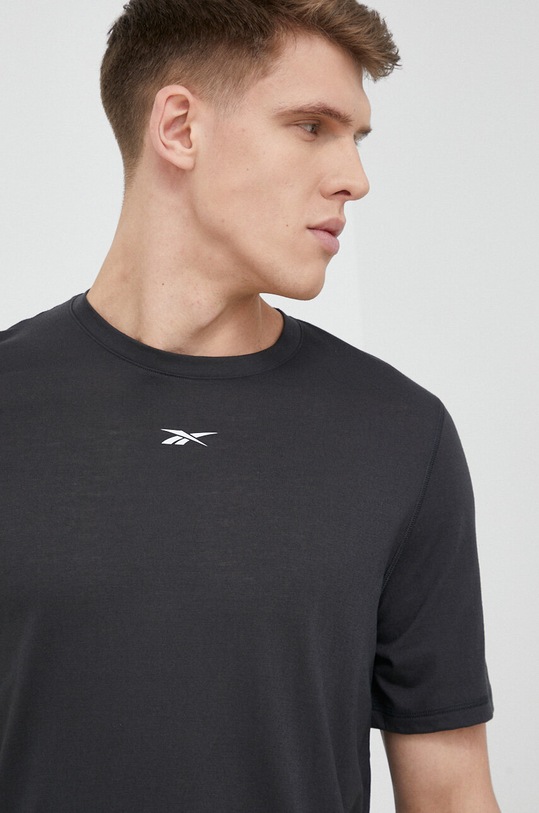 Reebok t-shirt treningowy Training Supremium czarny HT1675