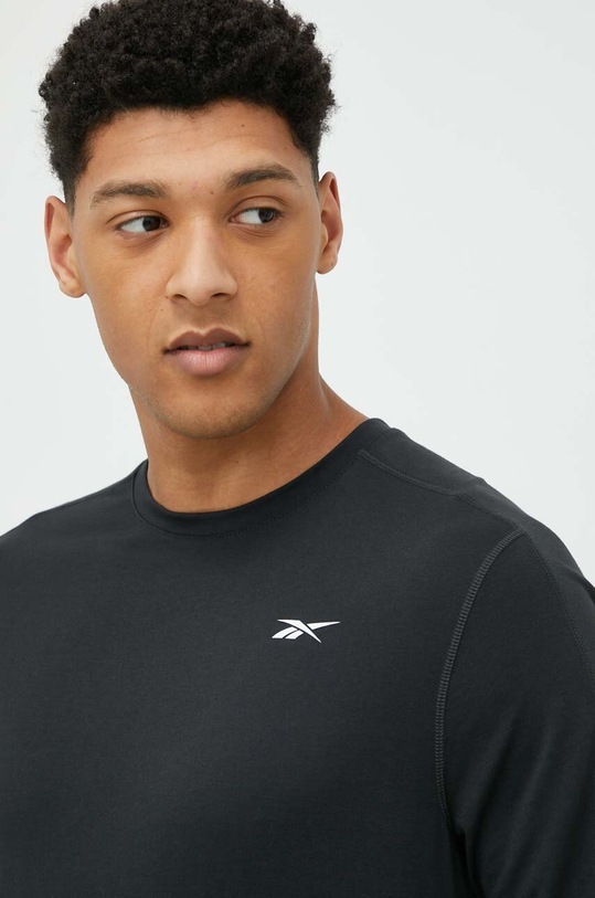 Odzież Reebok t-shirt treningowy HT1702 czarny