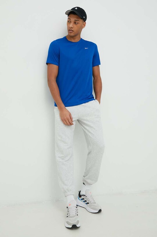 Футболка для бега Reebok HY2710 голубой SS23