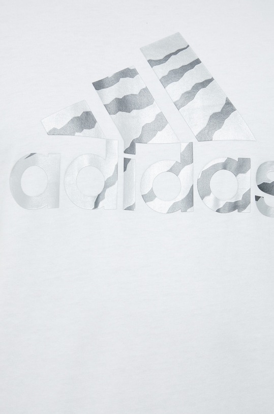 adidas t-shirt bawełniany H54658 biały
