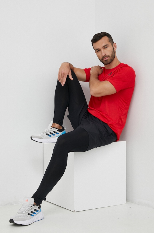 adidas Performance t-shirt treningowy Club HS3273 czerwony SS23