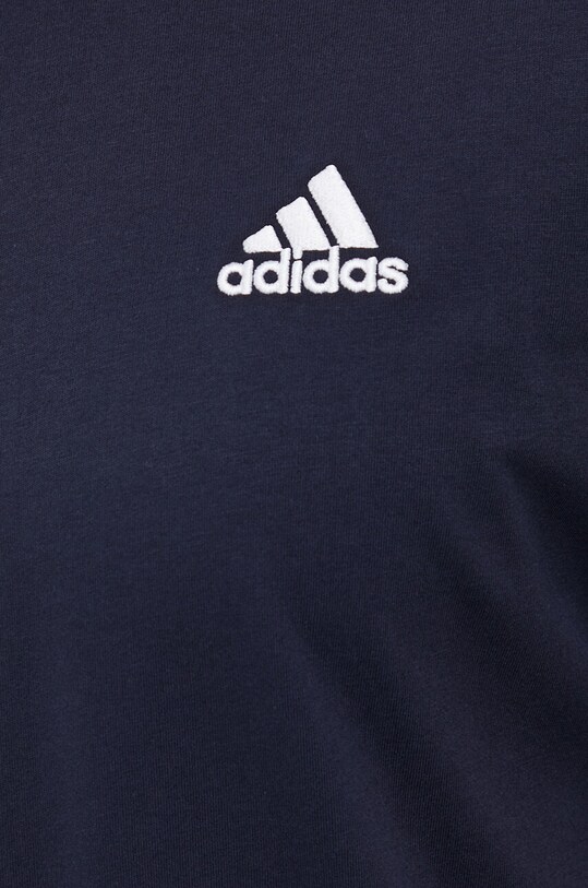 Памучна тениска adidas HY3404 тъмносин