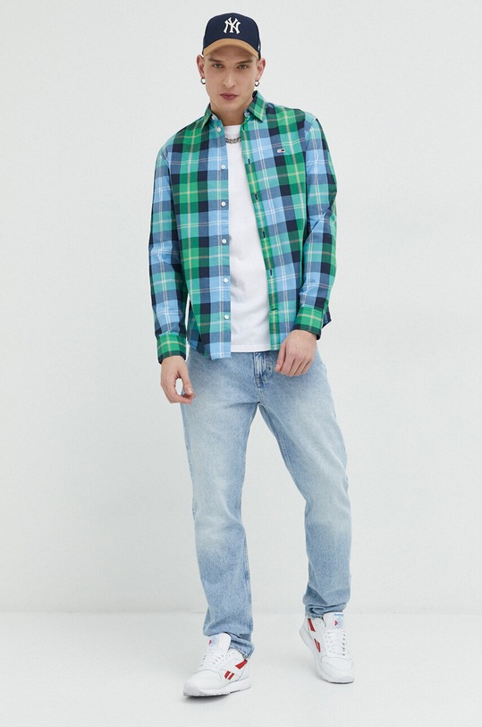 Hollister Co. t-shirt bawełniany KI323.3057.101 biały SS23