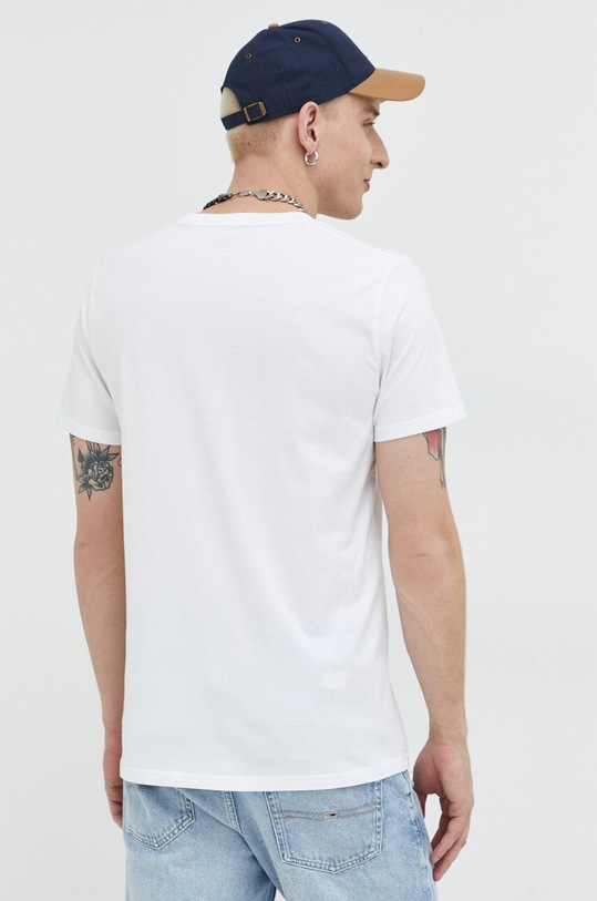 Odzież Hollister Co. t-shirt bawełniany KI323.3057.101 biały