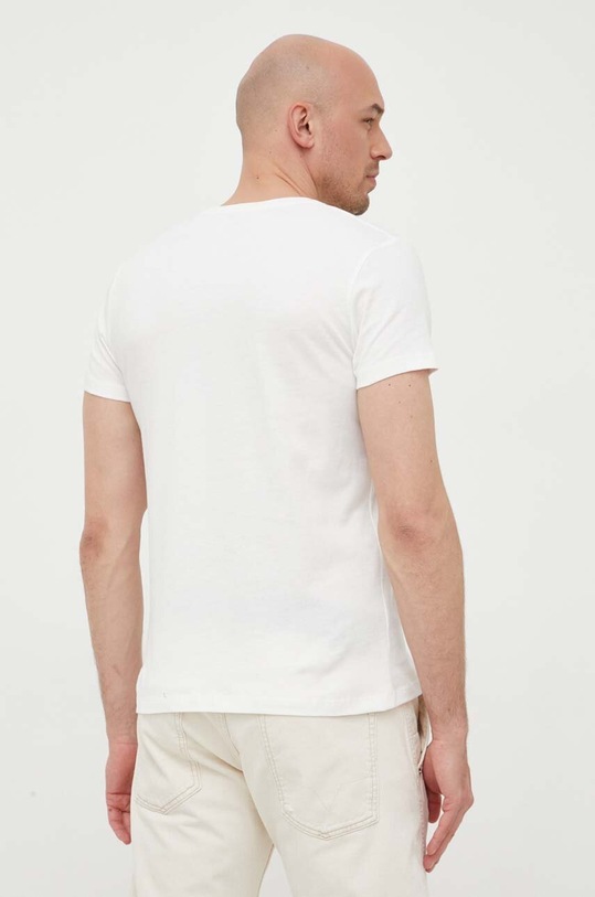 Odzież Pepe Jeans t-shirt bawełniany Ronson PM508708.800 biały