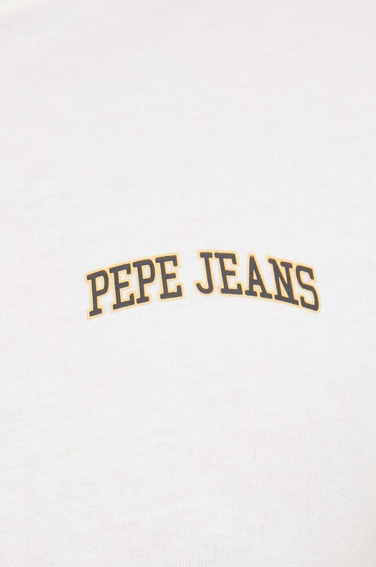 Pepe Jeans t-shirt bawełniany Ronson PM508708.800 biały