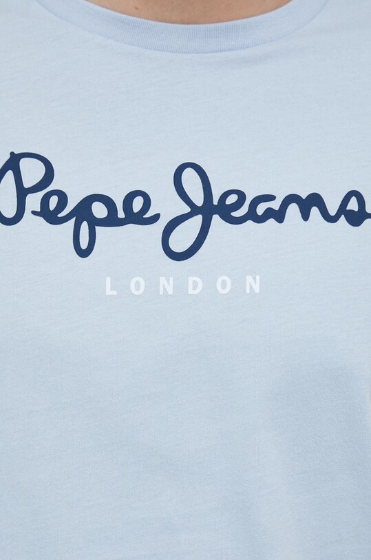 Pepe Jeans t-shirt bawełniany Eggo PM508208.504 niebieski