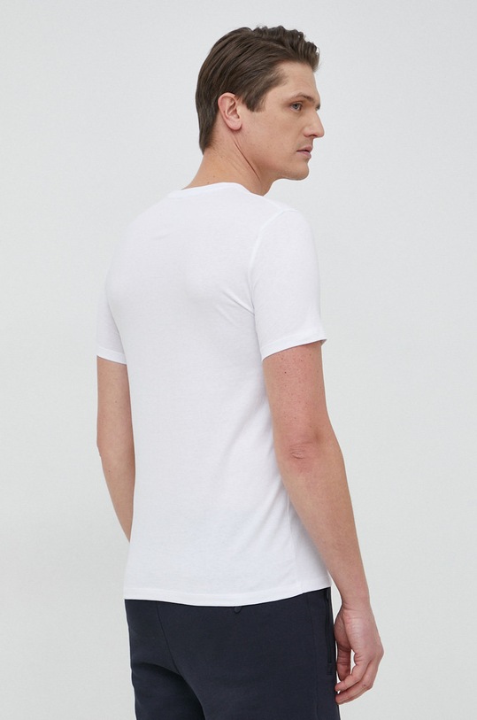 Oblečenie Bavlnené tričko Armani Exchange 3RZTAF.ZJGCZ biela