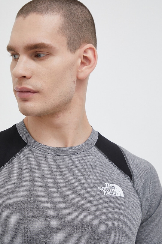 The North Face t-shirt sportowy Glacier szary NF0A82GD5R11