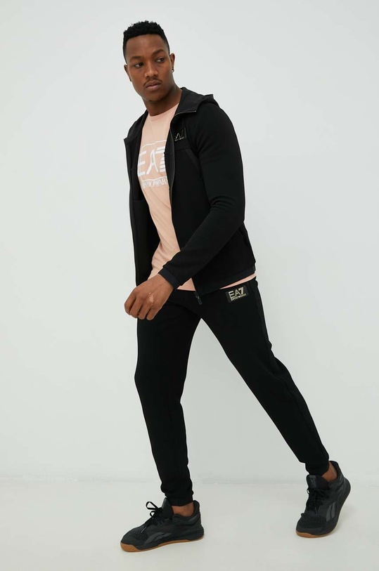 EA7 Emporio Armani t-shirt bawełniany 3RPT81.PJM9Z pomarańczowy SS23