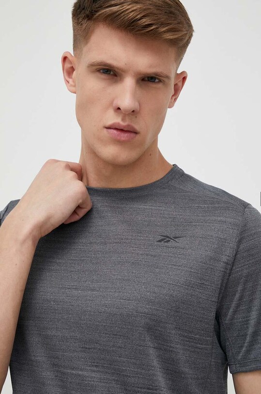 Reebok t-shirt treningowy pozostałe szary HS5929