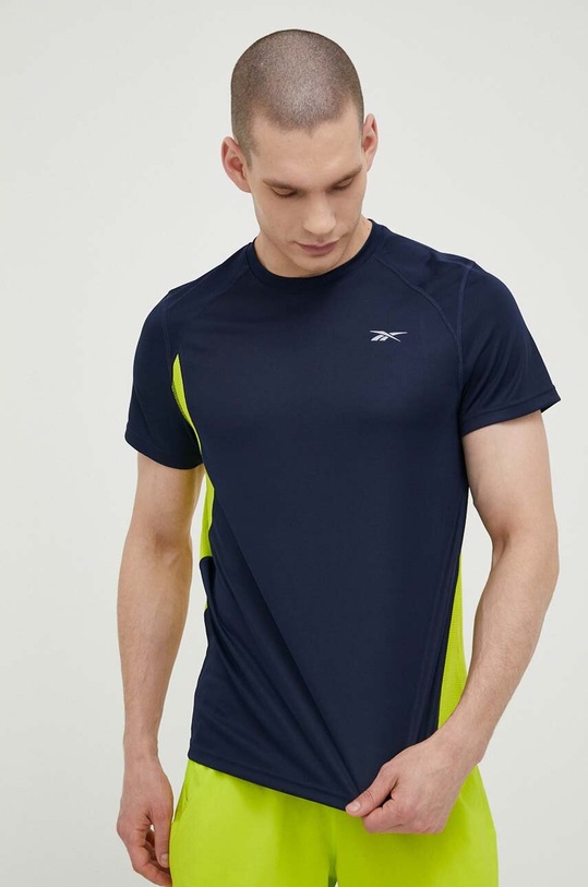 Reebok tricou de alergare cu modele bleumarin HT3714