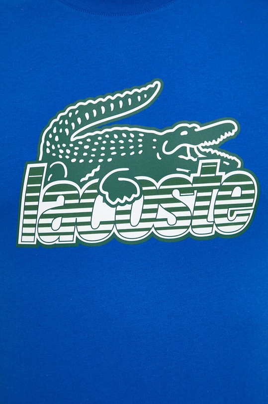 Lacoste tricou din bumbac TH5070 albastru