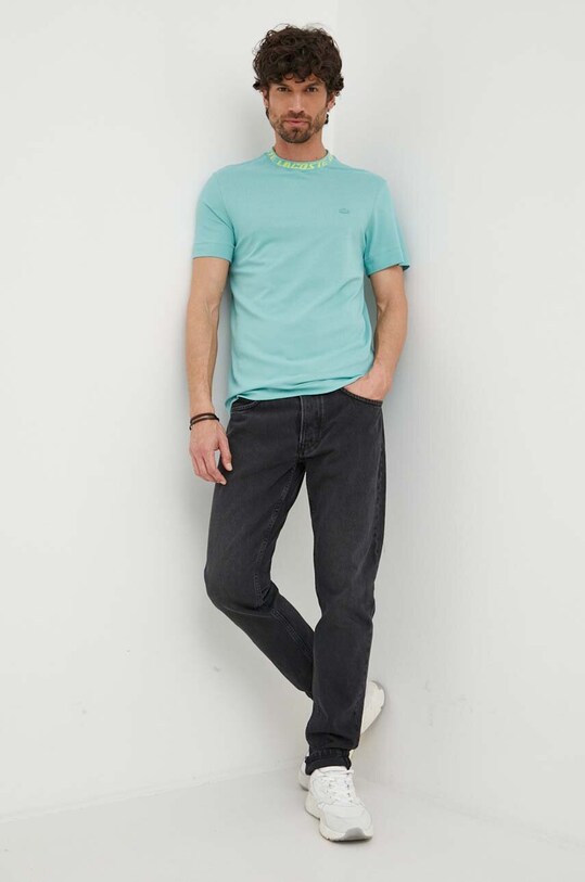 Lacoste t-shirt TH9687 zielony AW23