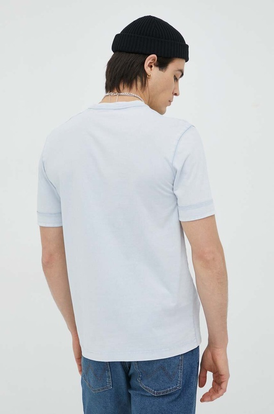 Odzież Drykorn t-shirt bawełniany Raphael 49017.520045.3902 niebieski