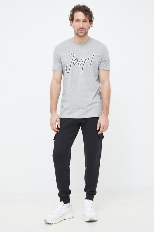 Joop! t-shirt bawełniany 30034901 szary SS23