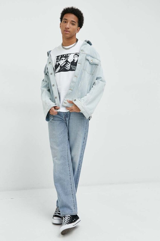 Champion cotton T-shirt Champion x Beastie Boys 219282 white SS23