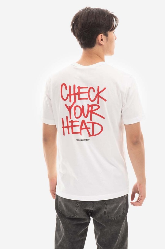 Ρούχα Βαμβακερό μπλουζάκι Champion Champion x Beastie Boys 219284 λευκό