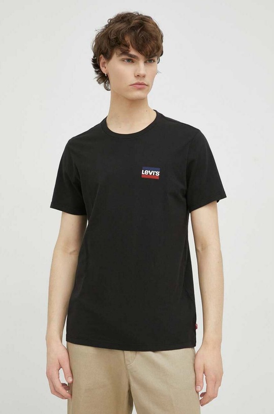 Levi's pamut póló 2 db 79681.0041 fekete SS23