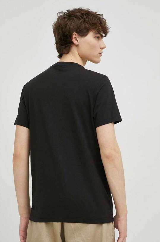Βαμβακερό μπλουζάκι Levi's 2-pack 79681.0041 μαύρο