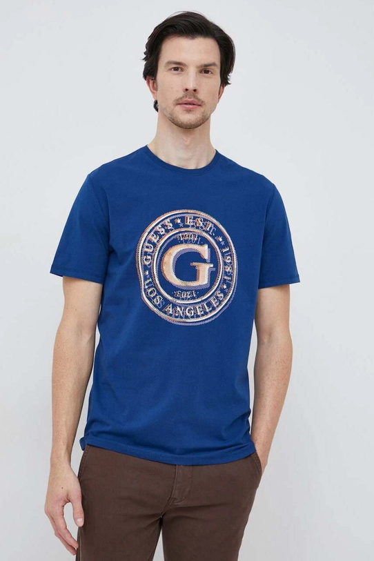 Guess t-shirt M3GI11.J1314 granatowy SS23