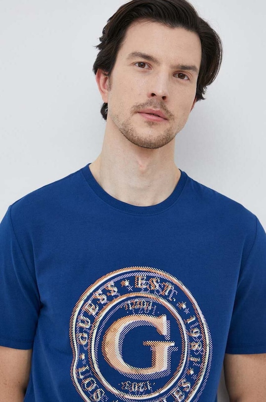 Guess t-shirt sötétkék M3GI11.J1314