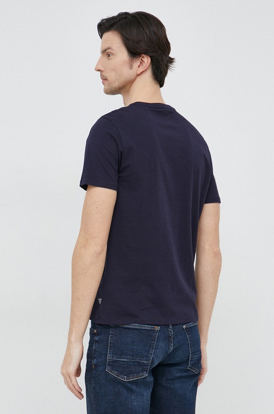 Odzież Guess t-shirt bawełniany M3GI59.K9RM1 granatowy