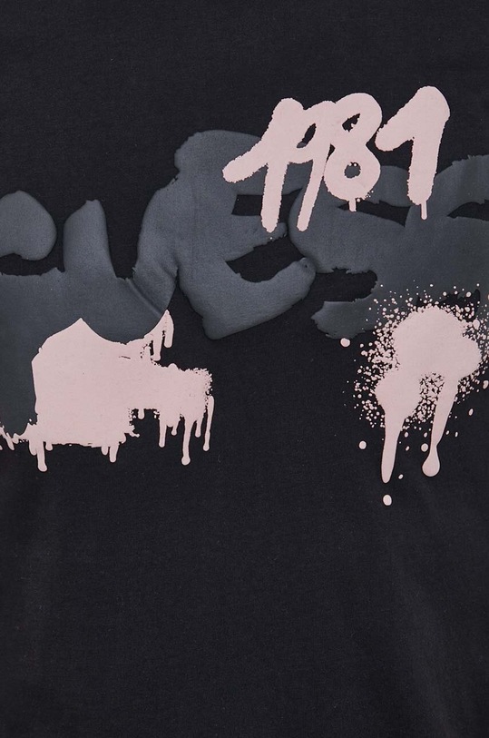 Guess t-shirt bawełniany M3GI59.K9RM1 czarny