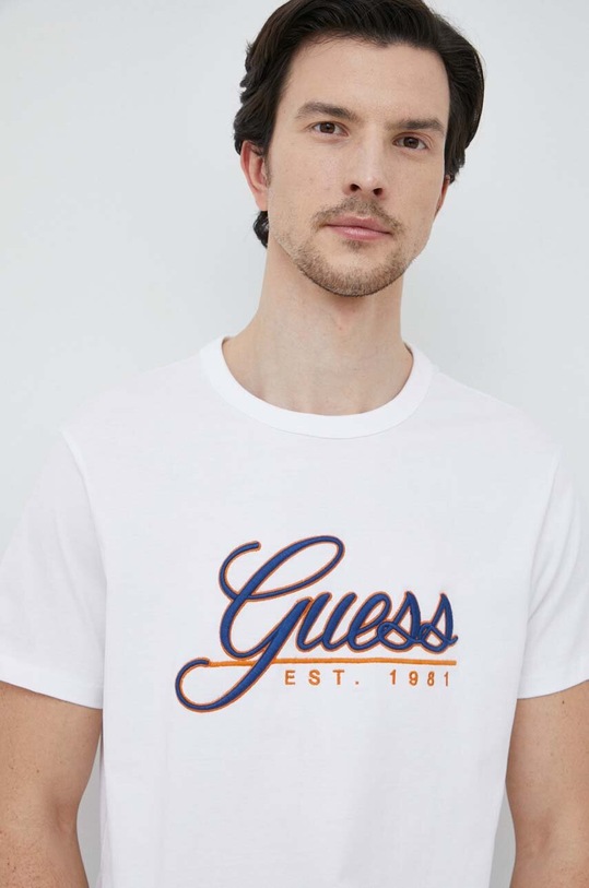 Guess t-shirt bawełniany regular biały M3GI25.K8FQ4