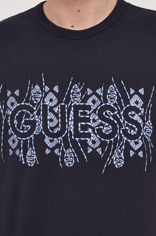 Бавовняна футболка Guess M3GI15.K8FQ4 темно-синій