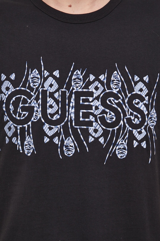 Guess t-shirt bawełniany M3GI15.K8FQ4 czarny