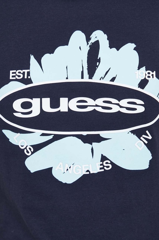 Guess t-shirt bawełniany M3GI61.K9RM1 granatowy