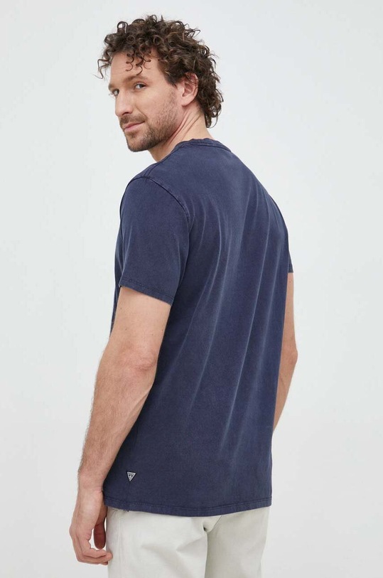 Ρούχα Βαμβακερό μπλουζάκι Guess M3GI74.KA260 σκούρο μπλε