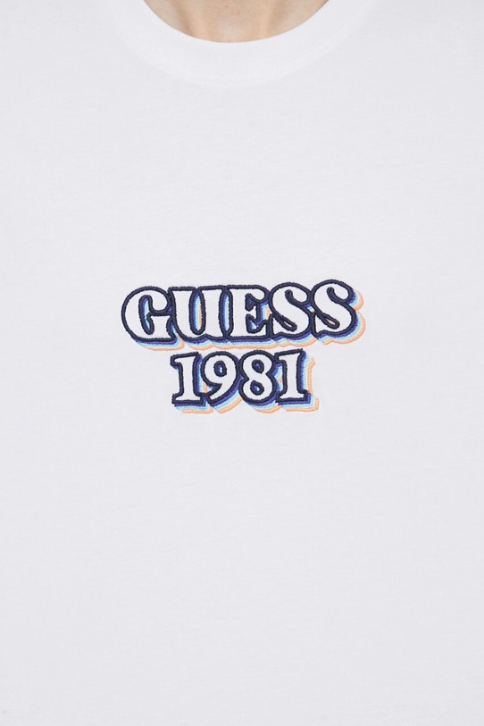 Guess t-shirt bawełniany M3GI30.K8FQ4 biały