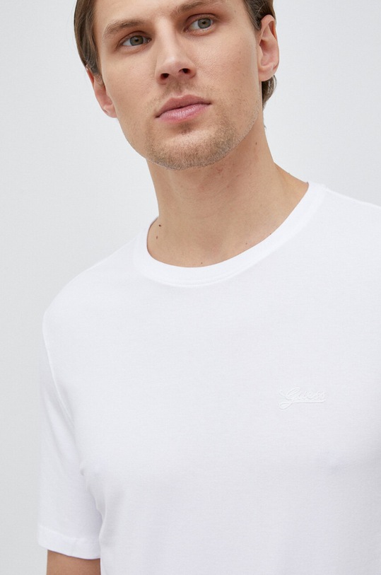 Guess t-shirt z elastanem biały M3GI70.KBMS0