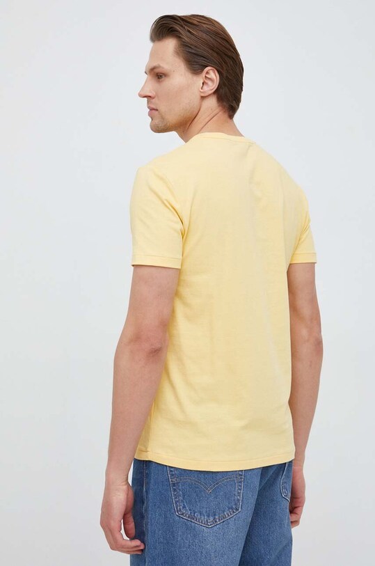 Ρούχα Βαμβακερό μπλουζάκι Polo Ralph Lauren 710860829 κίτρινο