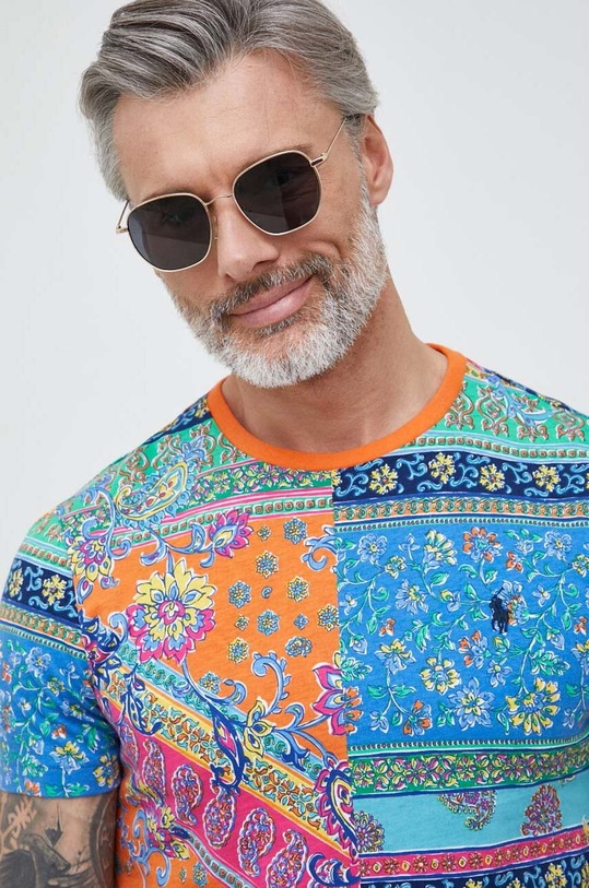 Bavlněné tričko Polo Ralph Lauren vícebarevná 710900529