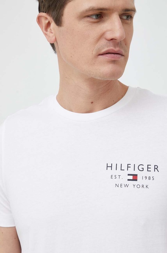 Tommy Hilfiger t-shirt bawełniany biały MW0MW30033.PPYX