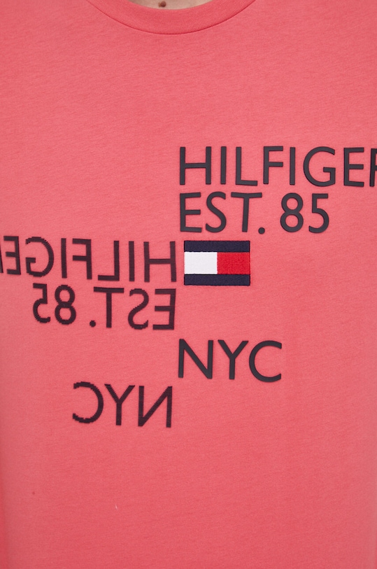 Bavlnené tričko Tommy Hilfiger MW0MW30037.PPYX ružová