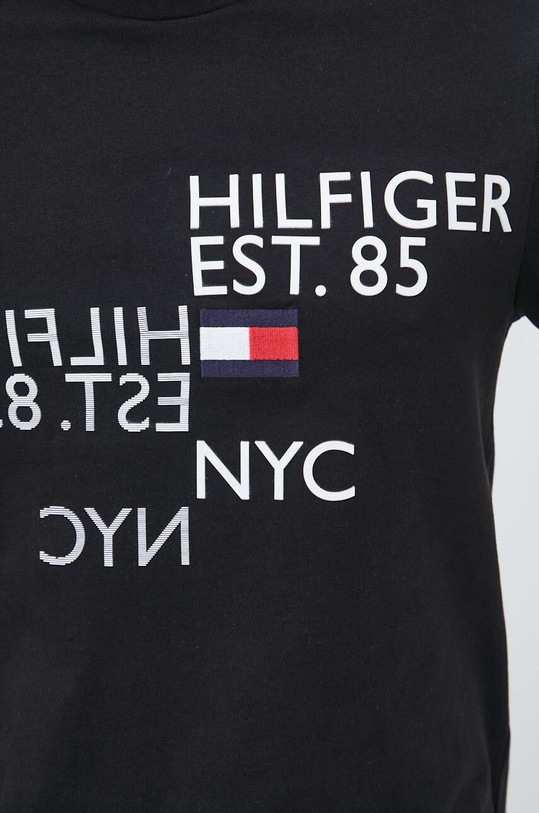 Tommy Hilfiger t-shirt bawełniany MW0MW30037.PPYX czarny