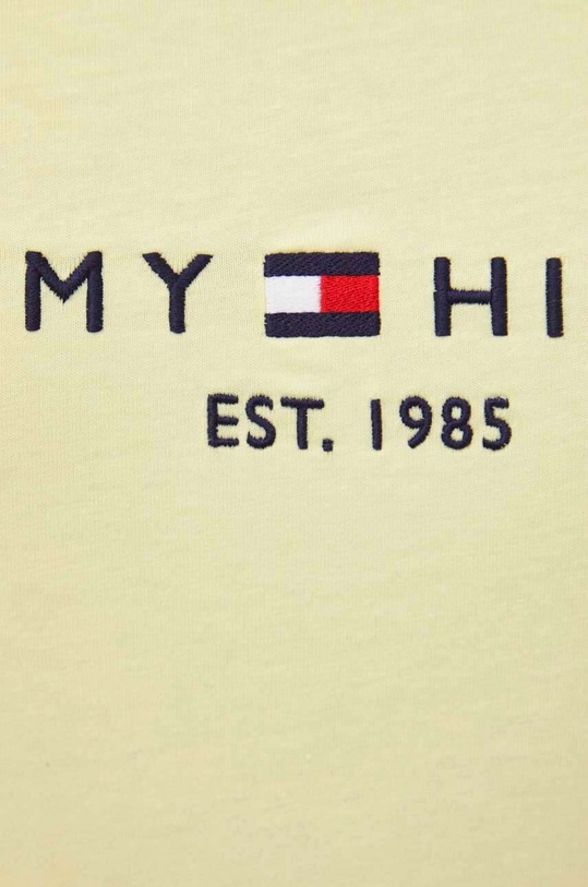 Tommy Hilfiger t-shirt bawełniany MW0MW11797.PPYX żółty