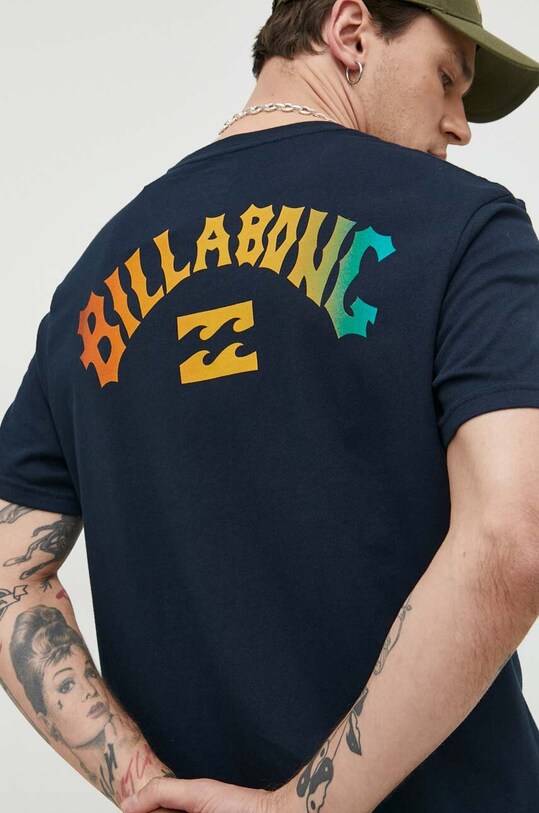 Billabong t-shirt bawełniany nadruk granatowy ABYZT01696